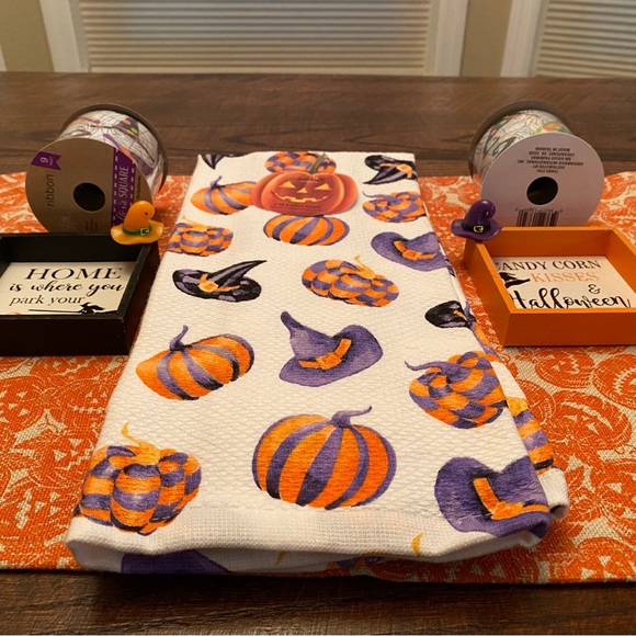 Halloween Witch Kitchen Towels, Witch Ribbon, Witch Hat Signs & Decor, Halloween - Picture 3 of 16